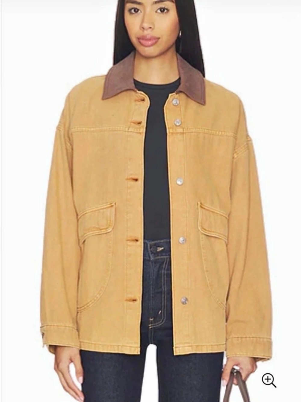 Free People We The Free Easy That Canvas Jacket Brown